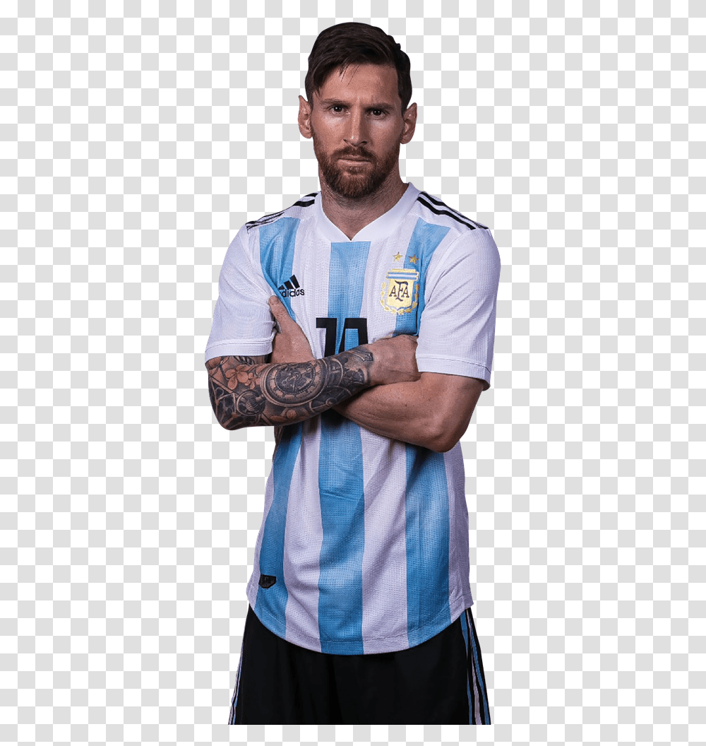 Messi Argentina 2018 Clipart Download Messi Argentina, Skin, Person, Arm Transparent Png