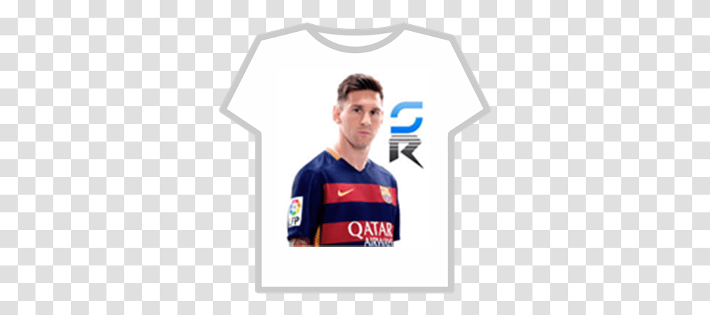 Messi Roblox Roblox Rwby T Shirt, Clothing, Apparel, T-Shirt, Person Transparent Png
