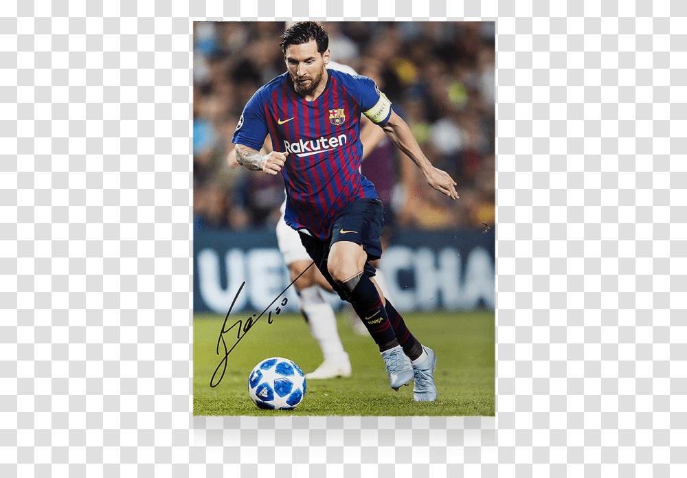 Messi Signed, Person, Soccer Ball, Football, Team Sport Transparent Png