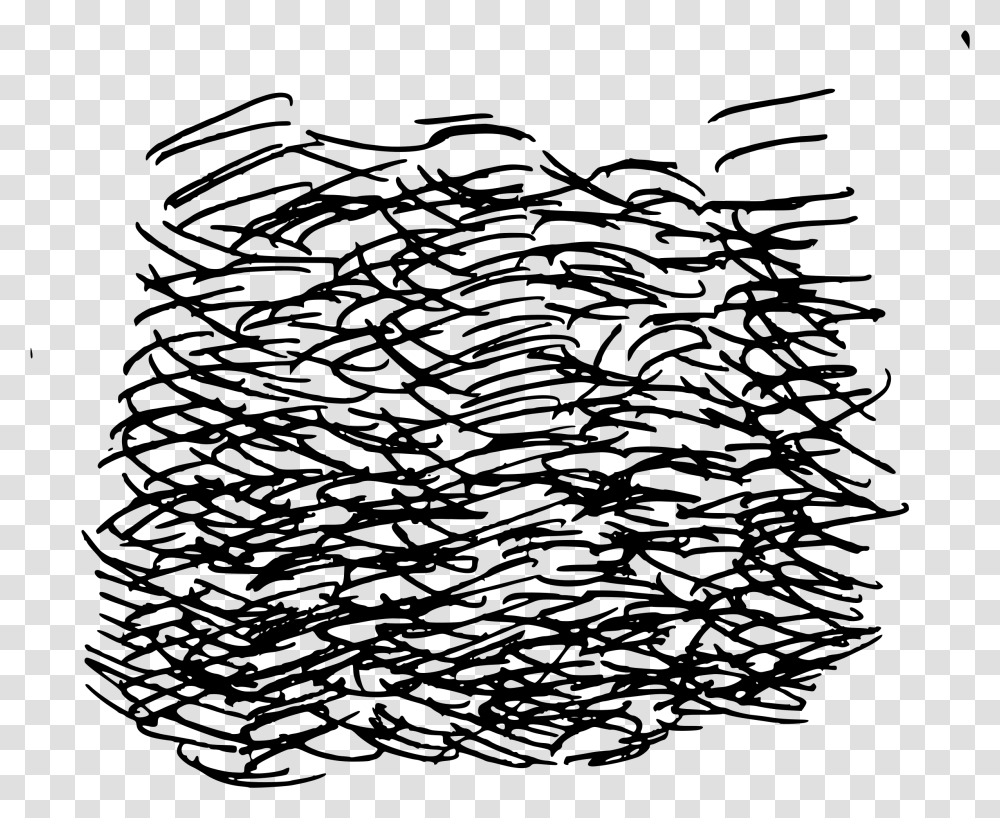 Messy Crosshatching Noise Messy Line, Gray, World Of Warcraft Transparent Png