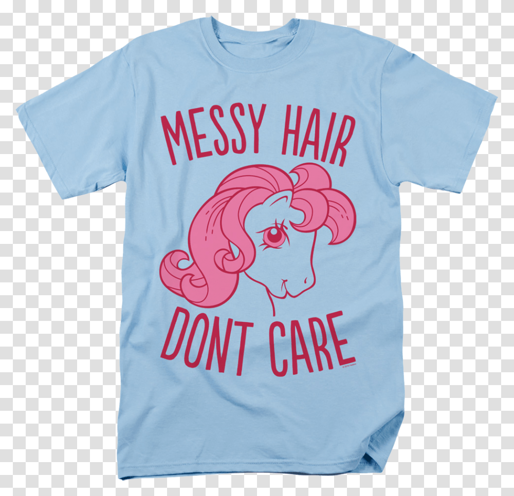 Messy Hair My Little Pony T Shirt Active Shirt, Apparel, T-Shirt Transparent Png