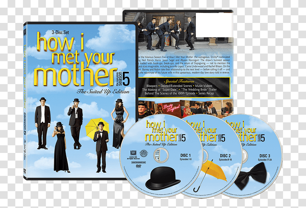 Met Your Mother Season, Person, Human, Disk, Dvd Transparent Png