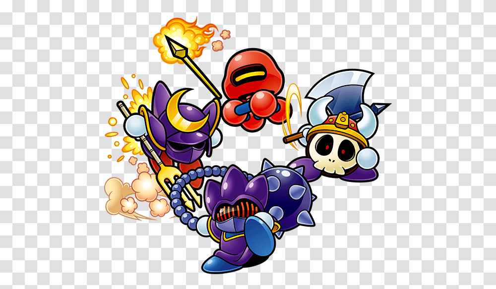 Meta Knight Crew, Super Mario, Pac Man Transparent Png