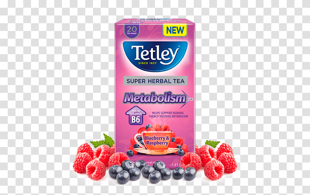 Metabolism Blueberry Raspberry With Vitamin Tetley Us, Fruit, Plant, Food Transparent Png