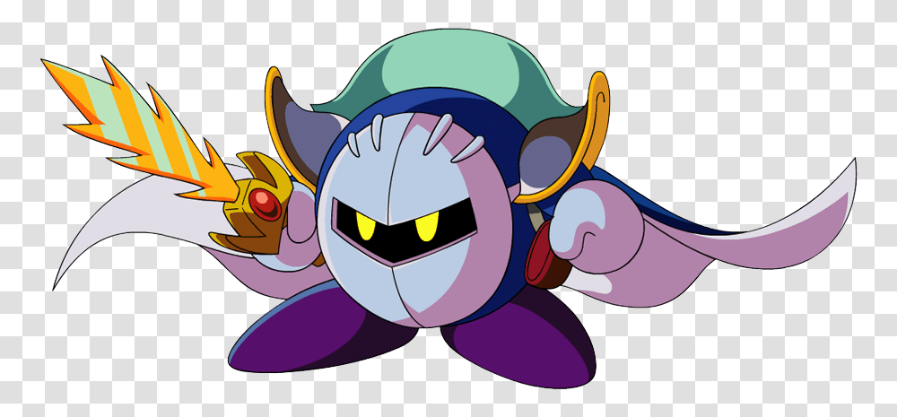 Metaknight Meta Knight Kirby Anime, Angry Birds, Penguin, Animal Transparent Png