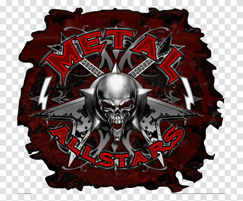 Metal All Stars Logo Overdrive Metal All Stars, Poster, Advertisement, Helmet, Clothing Transparent Png