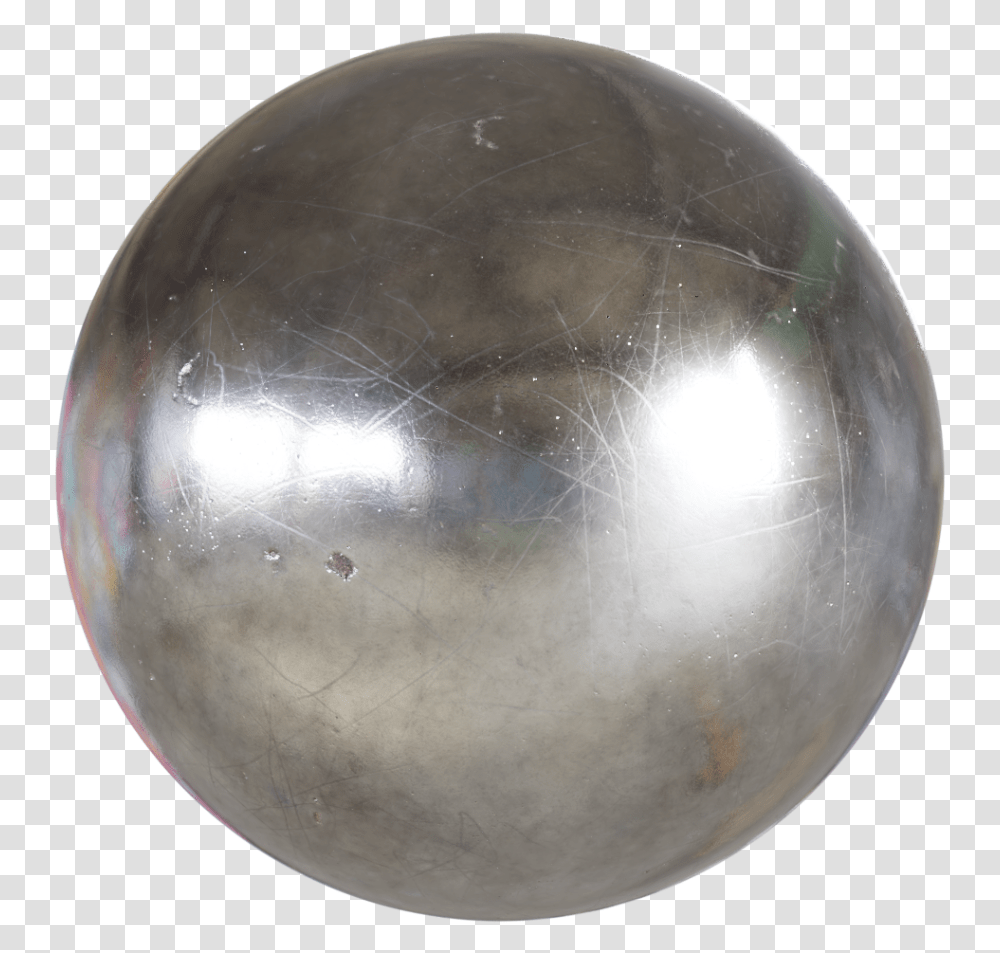Metal Ball, Sphere, Moon, Outer Space, Night Transparent Png