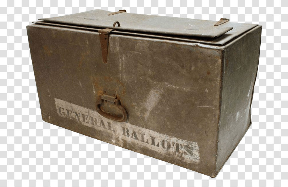 Metal Ballot Box Box, Furniture, Safe, Cabinet Transparent Png