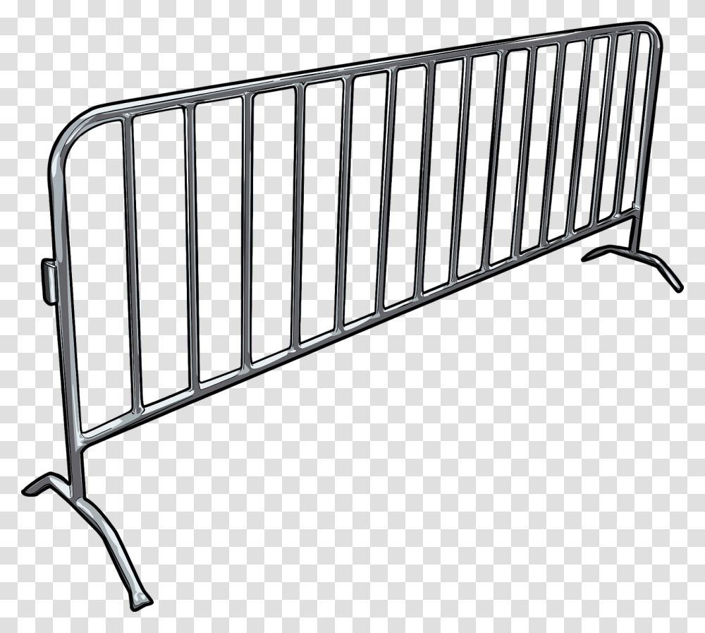 Metal Barrier Clipart, Fence, Barricade, Crib, Furniture Transparent Png