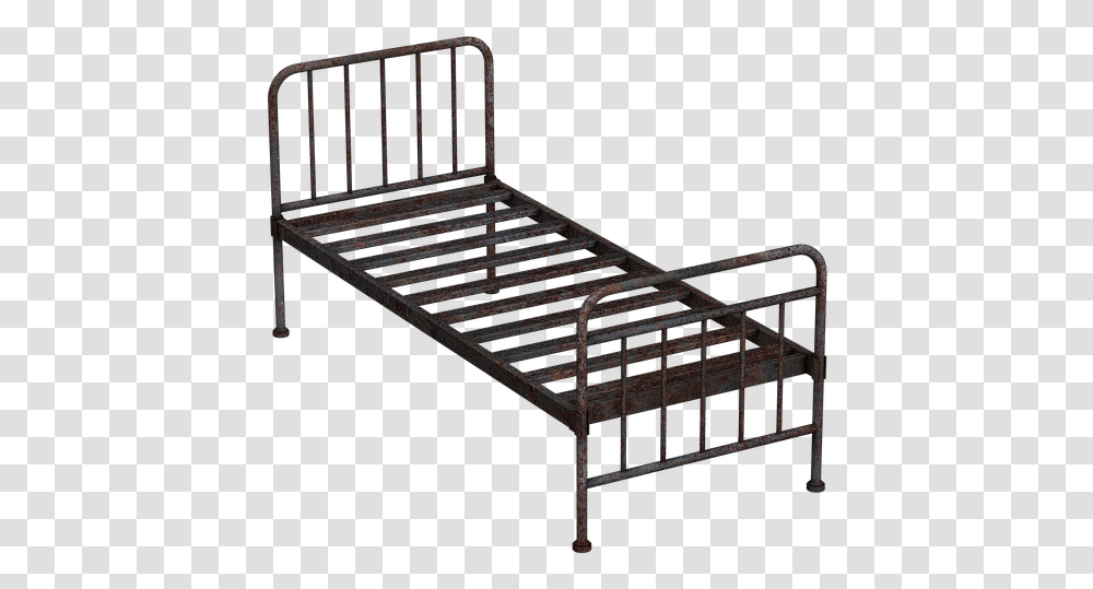 Metal Bed Frame, Furniture, Table, Bench, Coffee Table Transparent Png