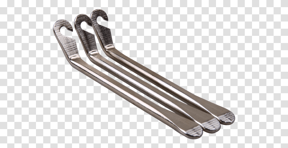 Metal Bike Tire Levers, Hanger, Wrench, Cutlery Transparent Png