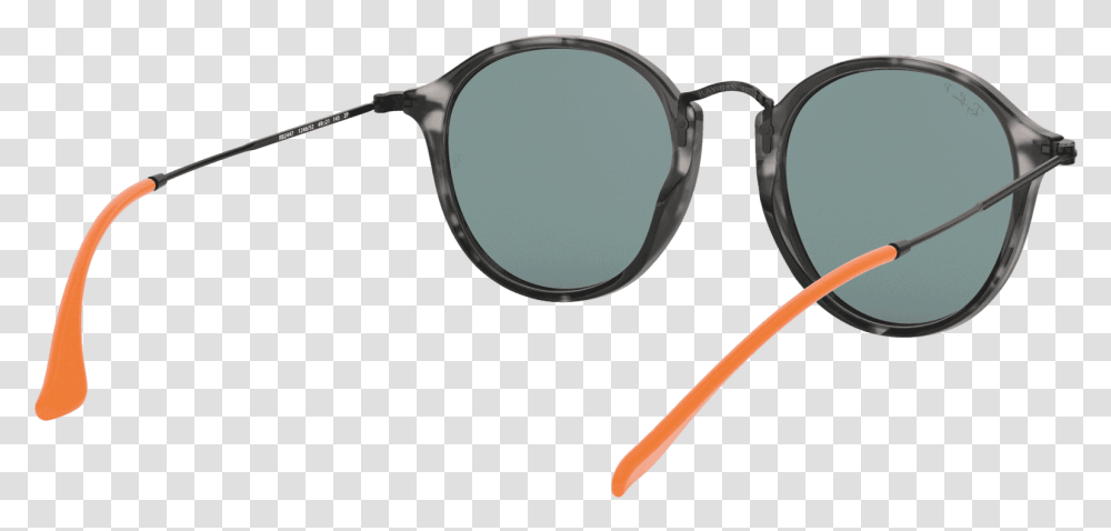 Metal Bridge Round Sunglasses In Grey Havana Polarised Shadow, Accessories, Accessory, Goggles Transparent Png