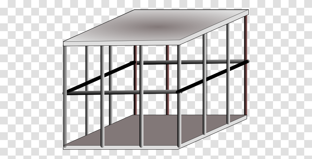 Metal Cage Clip Art Free Vector, Building, Housing, Prison, Shelter Transparent Png