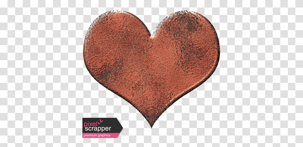 Metal Card Shapes Heart Red Graphic By Marisa Lerin Heart, Rug Transparent Png