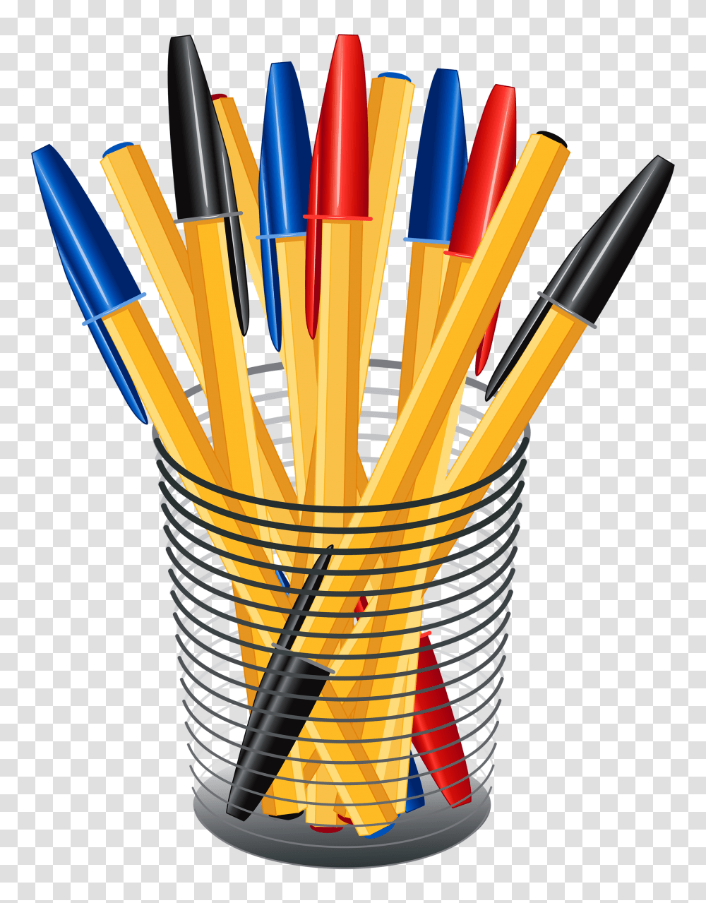Metal Cup With Pens Clip Art, Brush, Tool, Paper, Sunlight Transparent Png