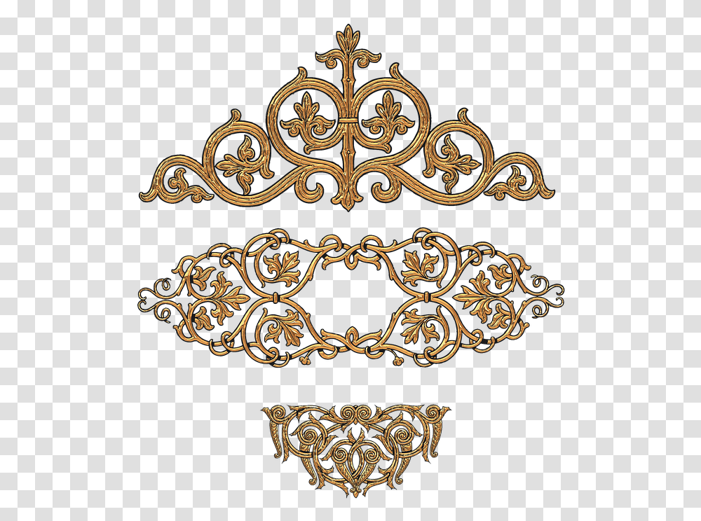 Metal Decoration, Floral Design, Pattern Transparent Png