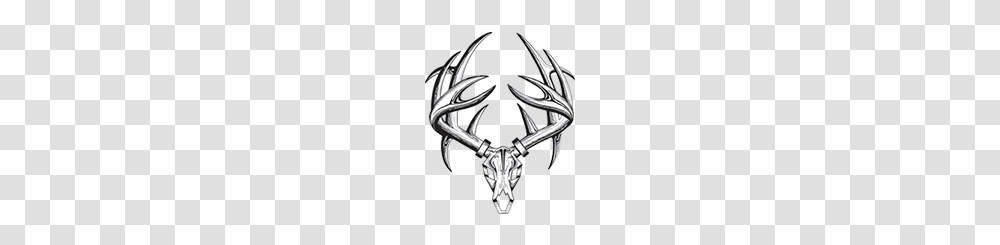 Metal Deer Skull, Staircase, Emblem, Handle Transparent Png