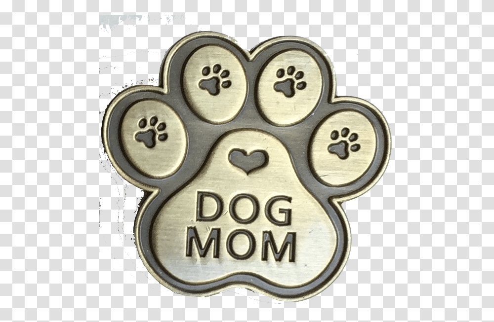 Metal Dog Paw Pin, Logo, Trademark, Badge Transparent Png