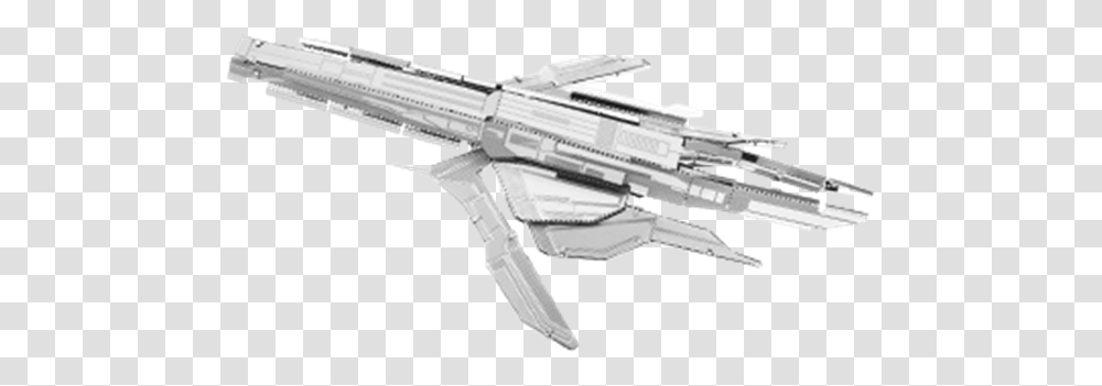 Metal Earth 3d Laser Cut Model Mass Effect Alliance, Gun, Weapon, Weaponry, Aircraft Transparent Png