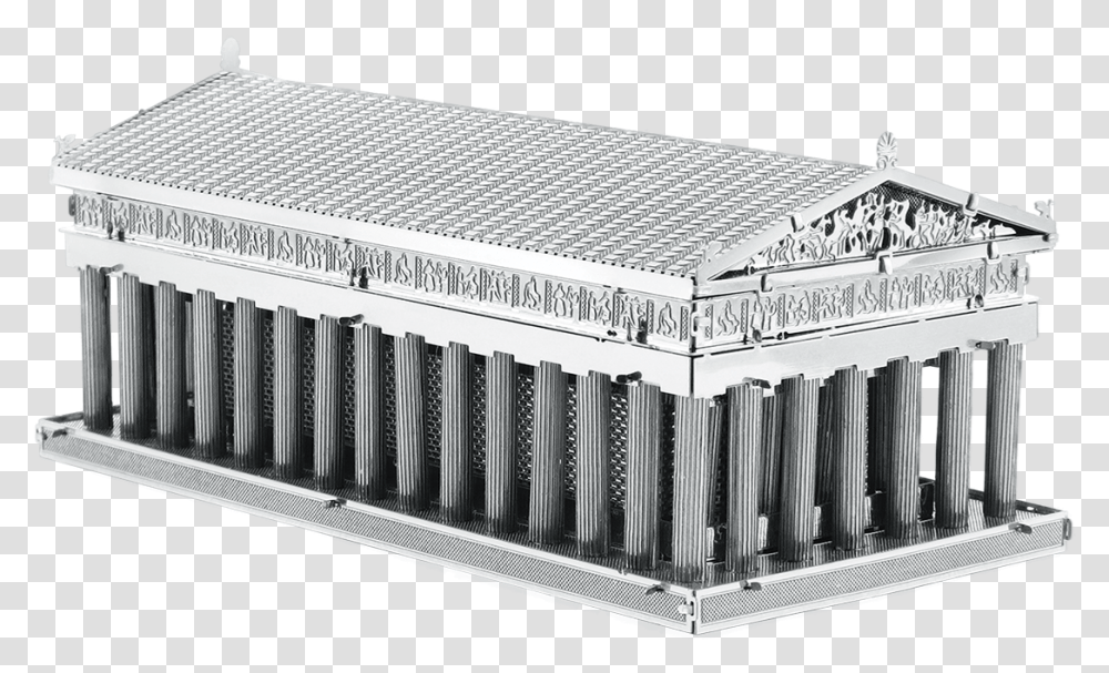 Metal Earth Architecture, Building, Pillar, Column, Temple Transparent Png