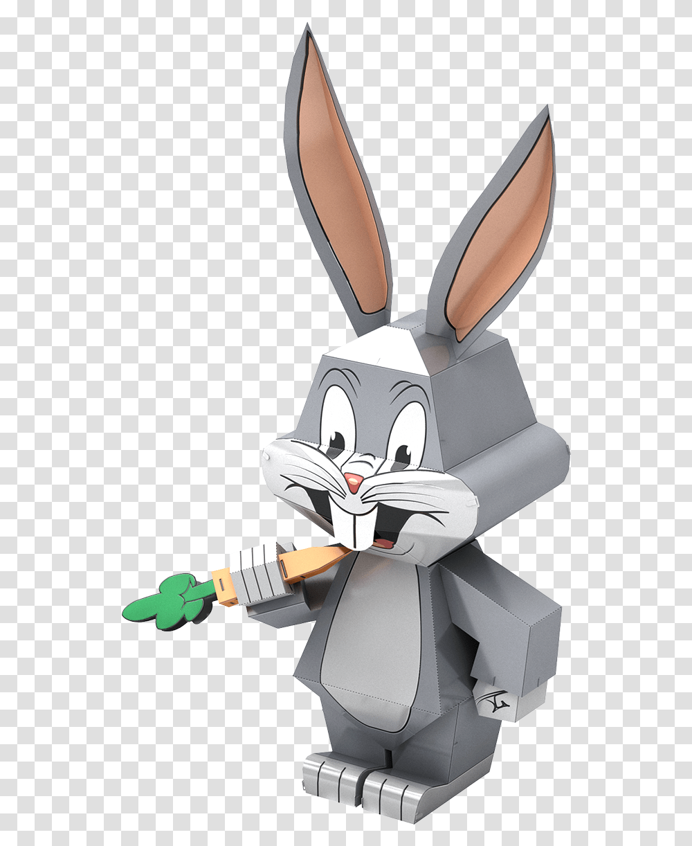Metal Earth Bugs Bunny, Toy, Rabbit, Rodent, Mammal Transparent Png