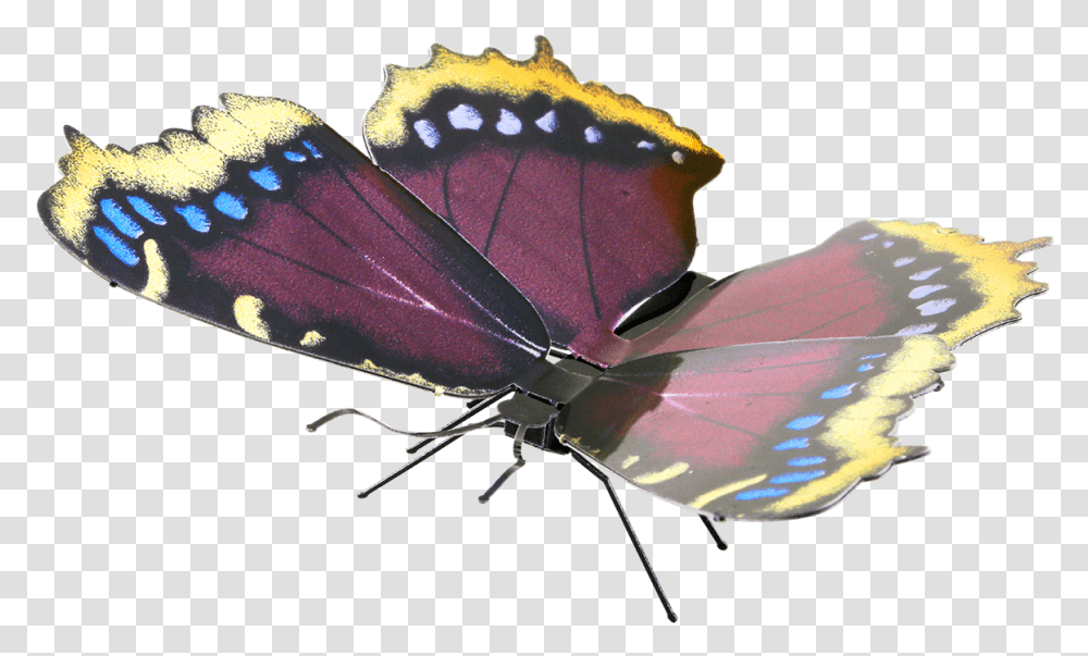Metal Earth Butterflies Mourning Cloak Butterfly, Insect, Invertebrate, Animal, Moth Transparent Png