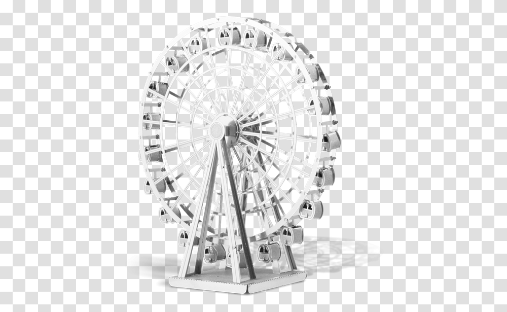 Metal Earth Ferris Wheel, Amusement Park, Chandelier, Lamp Transparent Png