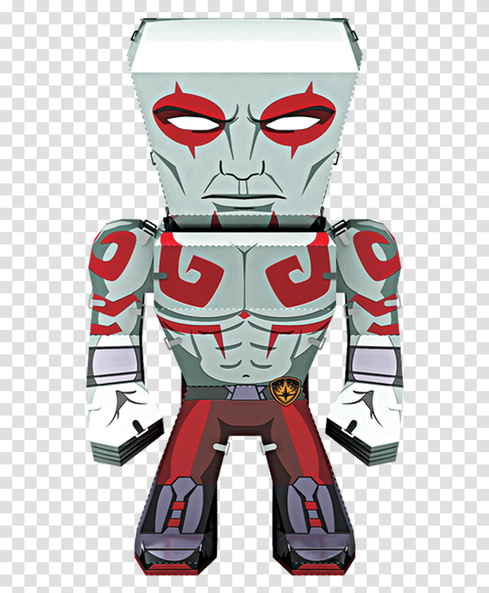 Metal Earth Guardians Of The Galaxy Drax The Destroyer, Robot Transparent Png
