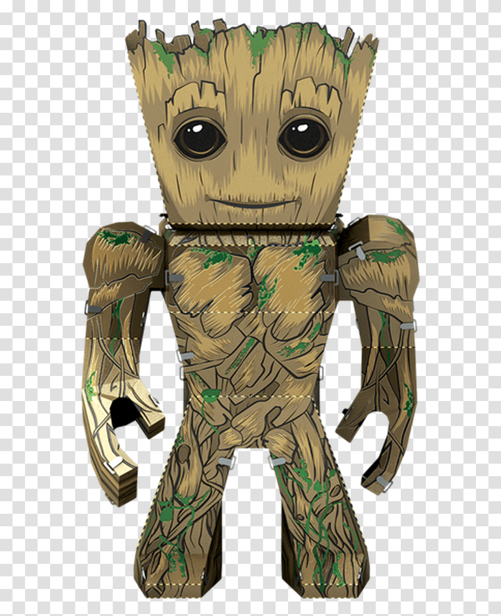 Metal Earth Guardians Of The Galaxy Groot, Robot, Elephant, Wildlife, Mammal Transparent Png