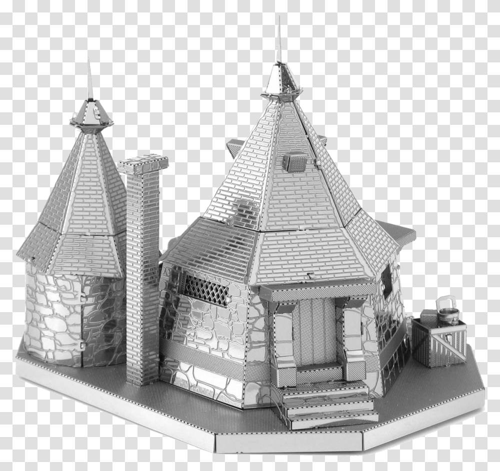 Metal Earth Hagrid's Hut, Building, Spire, Tower, Architecture Transparent Png