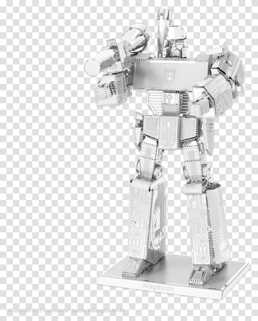 Metal Earth Megatron Download Megatron, Toy, Figurine, Robot, Armor Transparent Png