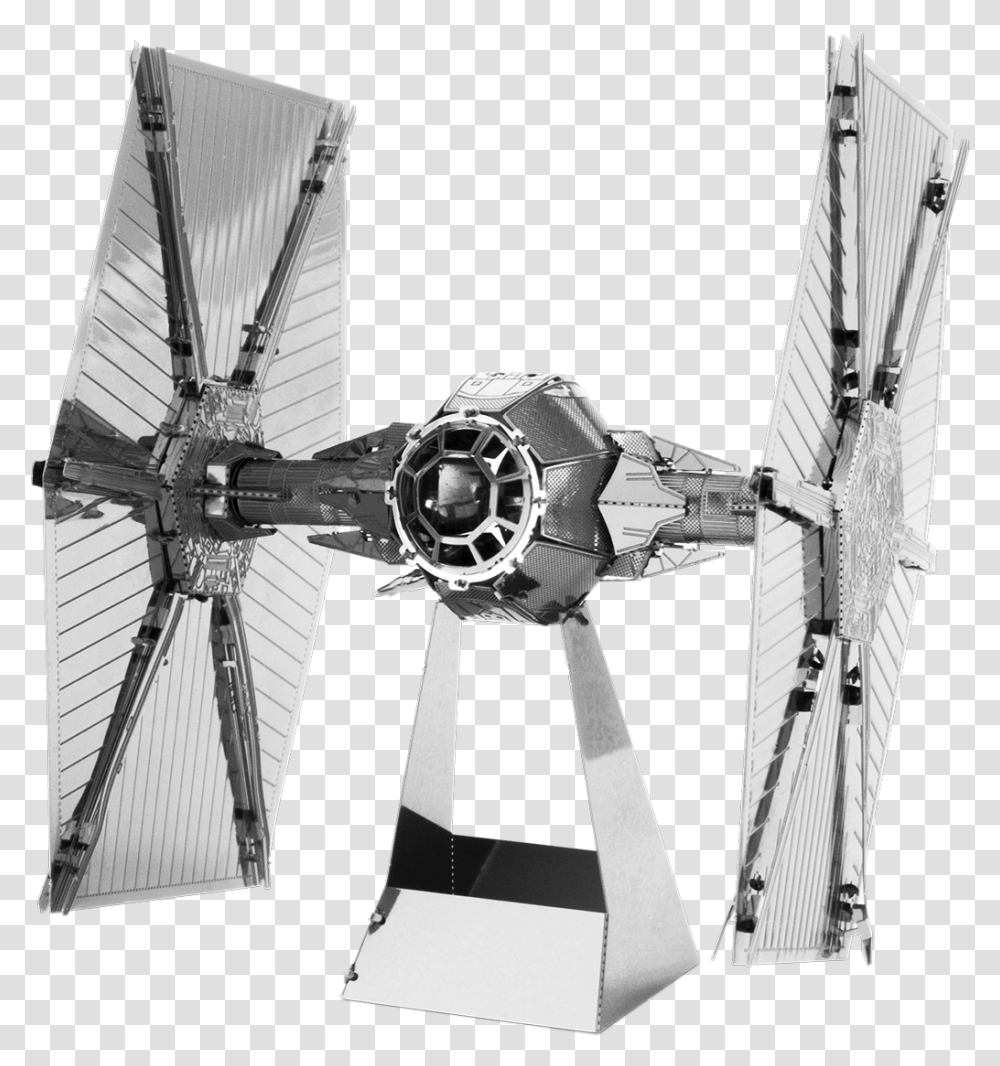 Metal Earth Star Wars Tie Fighter Imperial, Machine, Propeller, Utility Pole Transparent Png