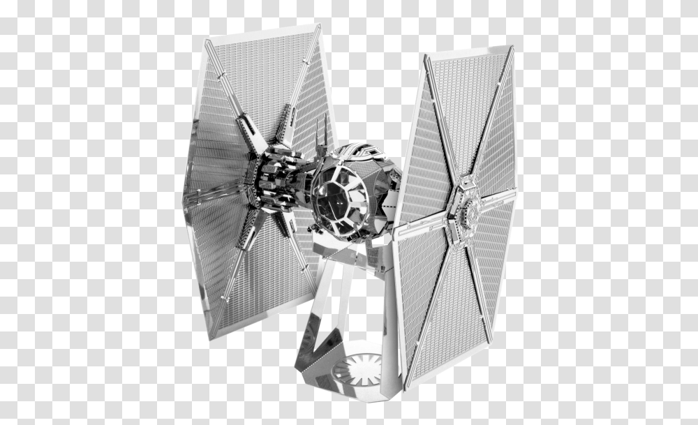 Metal Earth Starwars First Order Special Forces Tie 3d Metal Model Tie Fighter, Machine, Engine, Motor, Turbine Transparent Png