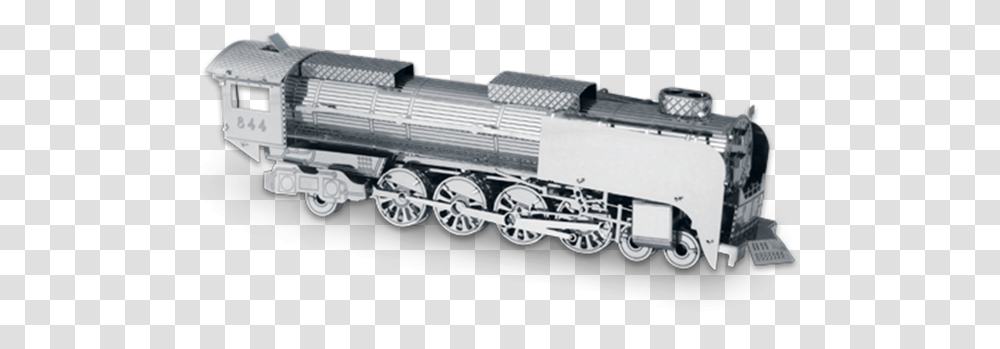 Metal Earth Steam Locomotive, Train, Vehicle, Transportation, Steam Engine Transparent Png