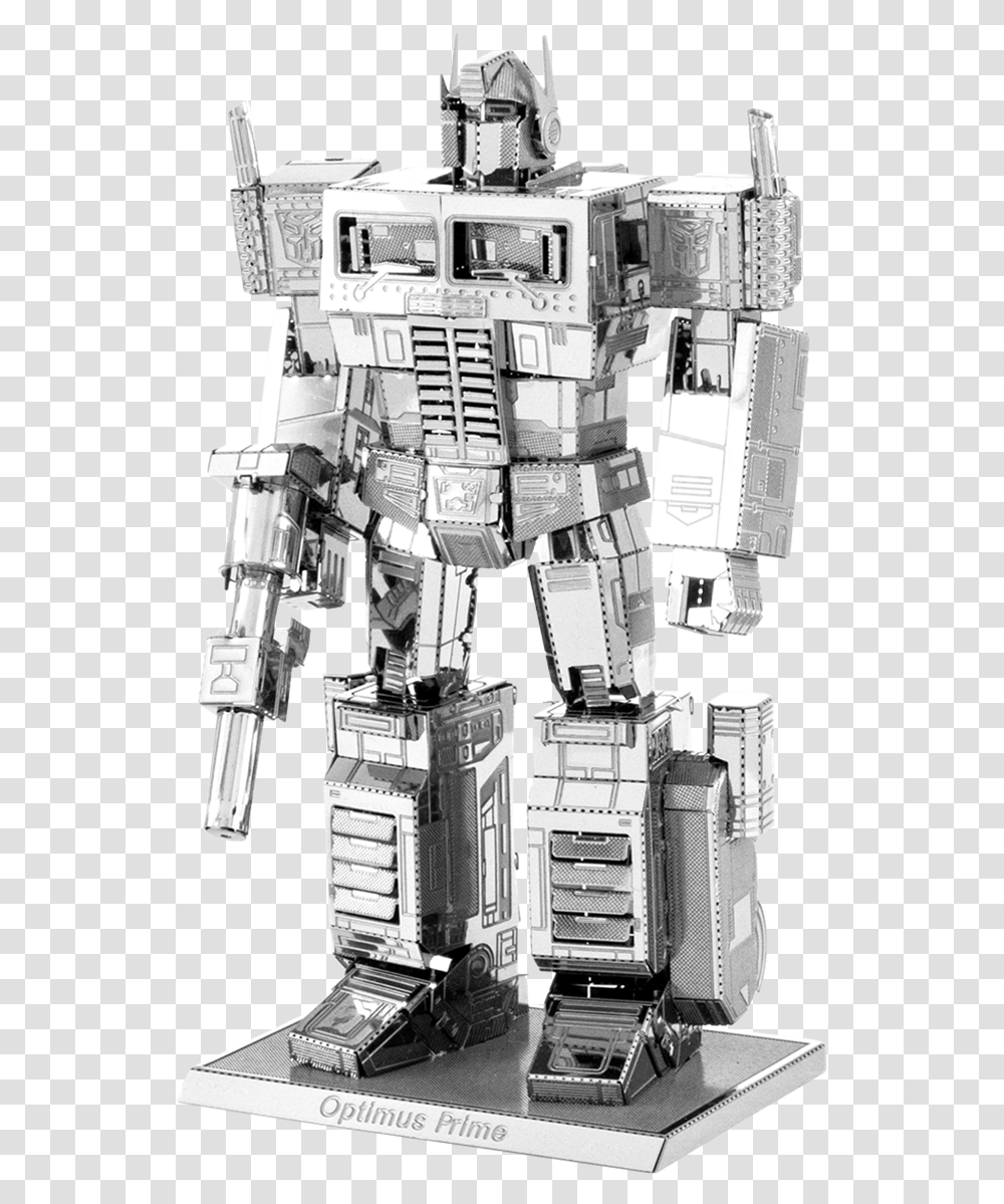 Metal Earth Transformer Metal Earth Optimus Prime, Toy, Robot Transparent Png