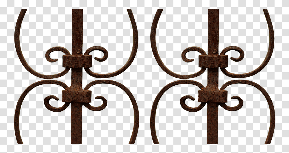 Metal Forged Old Ornament Art Artwork Stainless, Rust, Cross, Bronze Transparent Png