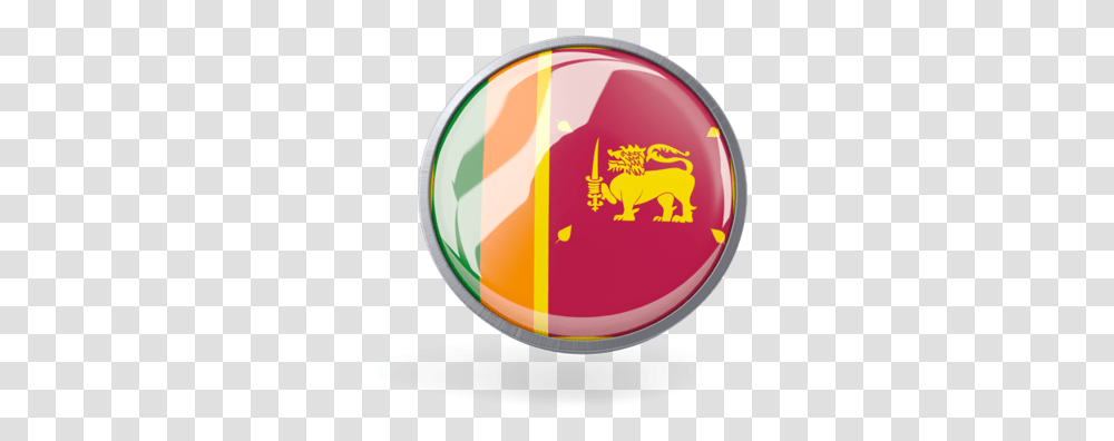 Metal Framed Round Icon Sri Lanka Flag, Logo, Trademark, Sphere Transparent Png