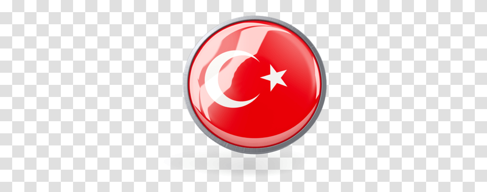 Metal Framed Round Icon Turkey Round Flag, Label, Star Symbol Transparent Png