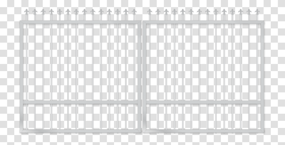 Metal Gate Fence Transparent Png
