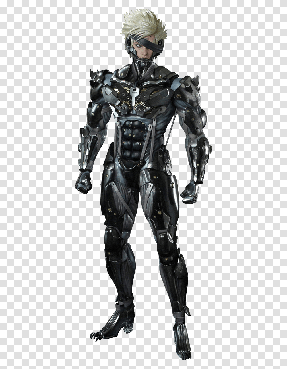 Metal Gear Rising Raiden Figure, Person, Human, Robot, Armor Transparent Png