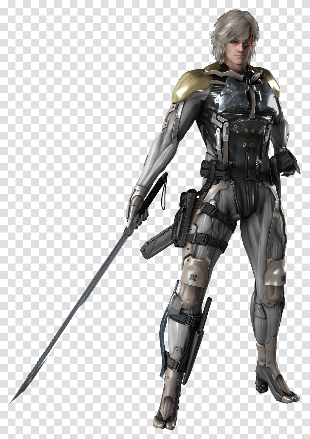 Metal Gear Rising Revengeance Raiden Render By American Metal Gear Rising Revengeance Raiden Skins, Armor, Person, Human Transparent Png