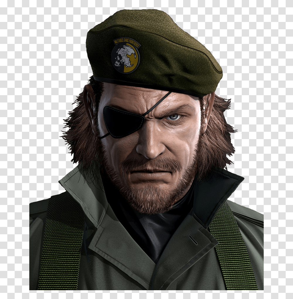Metal Gear Solid 5 Big Boss Metal Gear Solid Peace Walker, Face, Person, Sunglasses, Beard Transparent Png