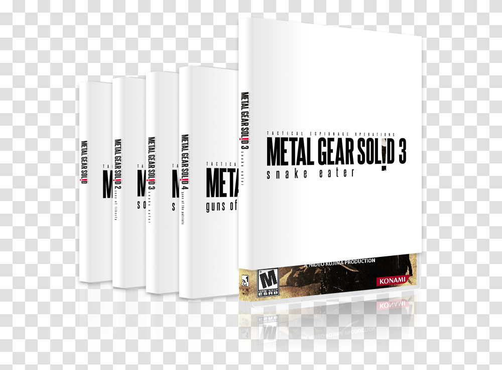 Metal Gear Solid Box Covers Book Cover, Advertisement, Poster, Flyer, Paper Transparent Png