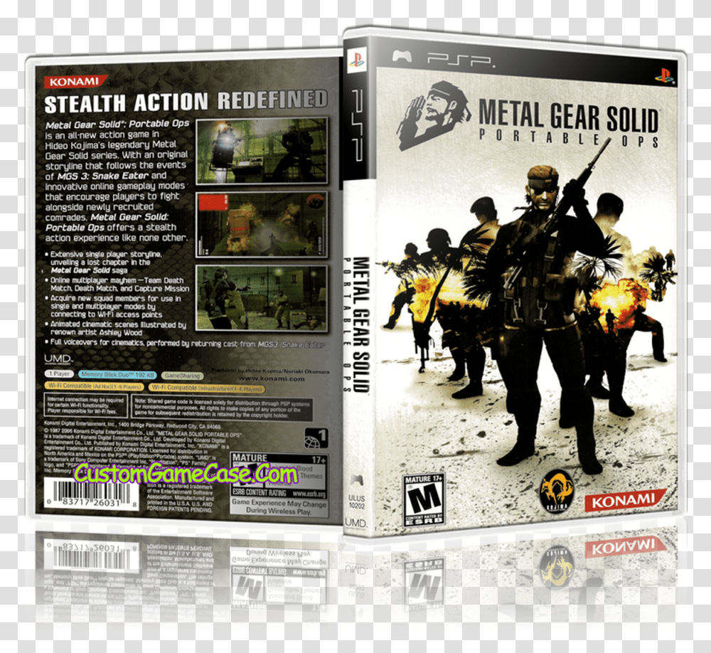 Metal Gear Solid En Psp, Person, People, Military Uniform Transparent Png