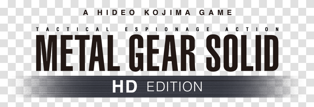 Metal Gear Solid Hd Collection Logo Metal Gear Solid, Number, Word Transparent Png