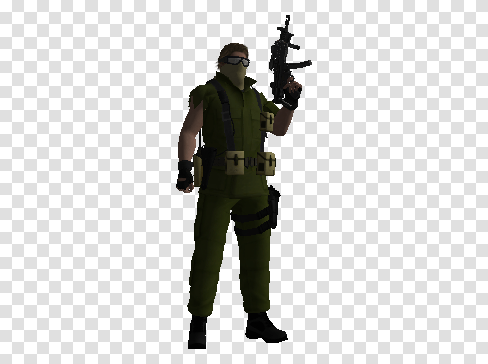 Metal Gear Solid Machine Gun Kid, Person, Human, Military Uniform Transparent Png