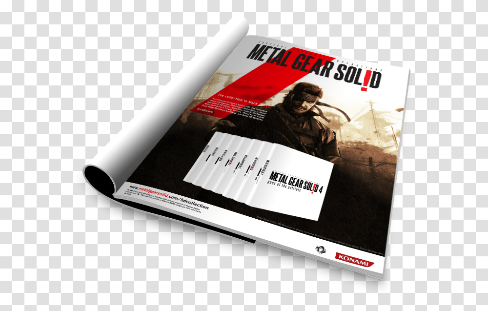 Metal Gear Solid Magazine Gadget, Person, Human, Paper Transparent Png