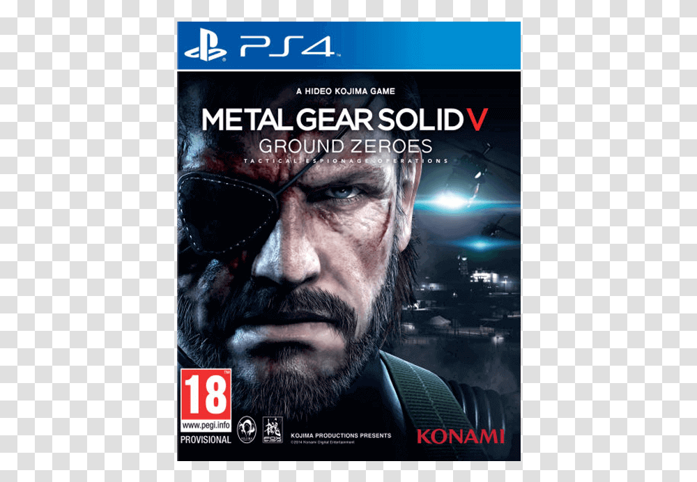 Metal Gear Solid Nintendo Wii U, Poster, Advertisement, Face, Person Transparent Png