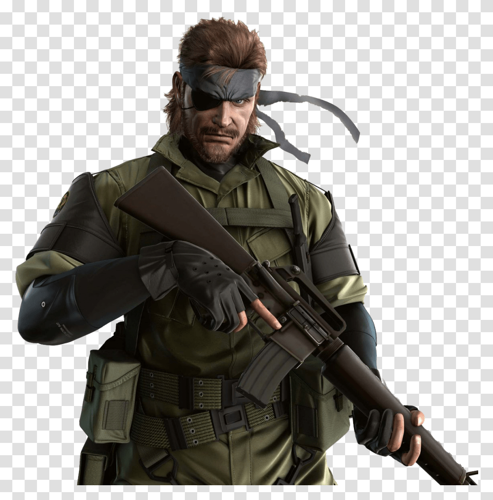 Metal Gear Solid, Person, Human, Gun, Weapon Transparent Png