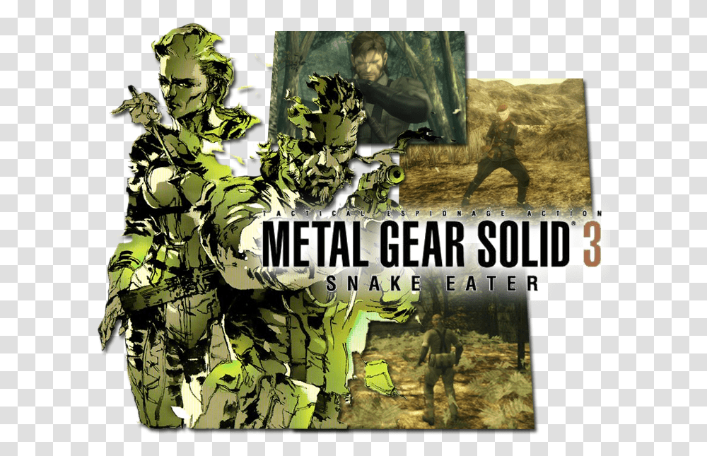 Metal Gear Solid Snake Eat, Person, Human, Poster, Advertisement Transparent Png